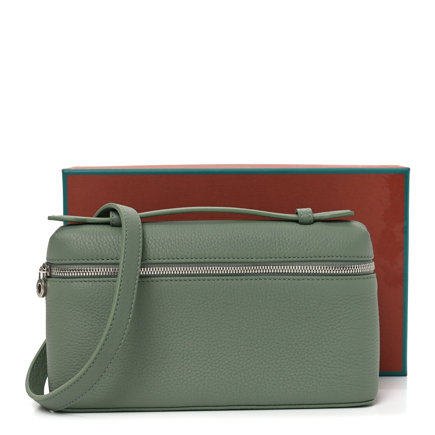 Grained Calfskin L19 Extra Pocket Pouch Sage Brush Leaves