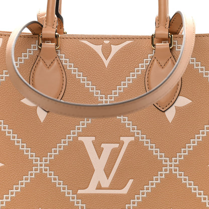 Louis Vuitton Empreinte Monogram Giant Broderies Onthego MM Arizona 7 of 9