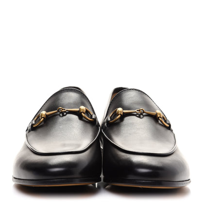Gucci Calfskin Womens Jordaan Loafers 38.5 Black 2 of 10