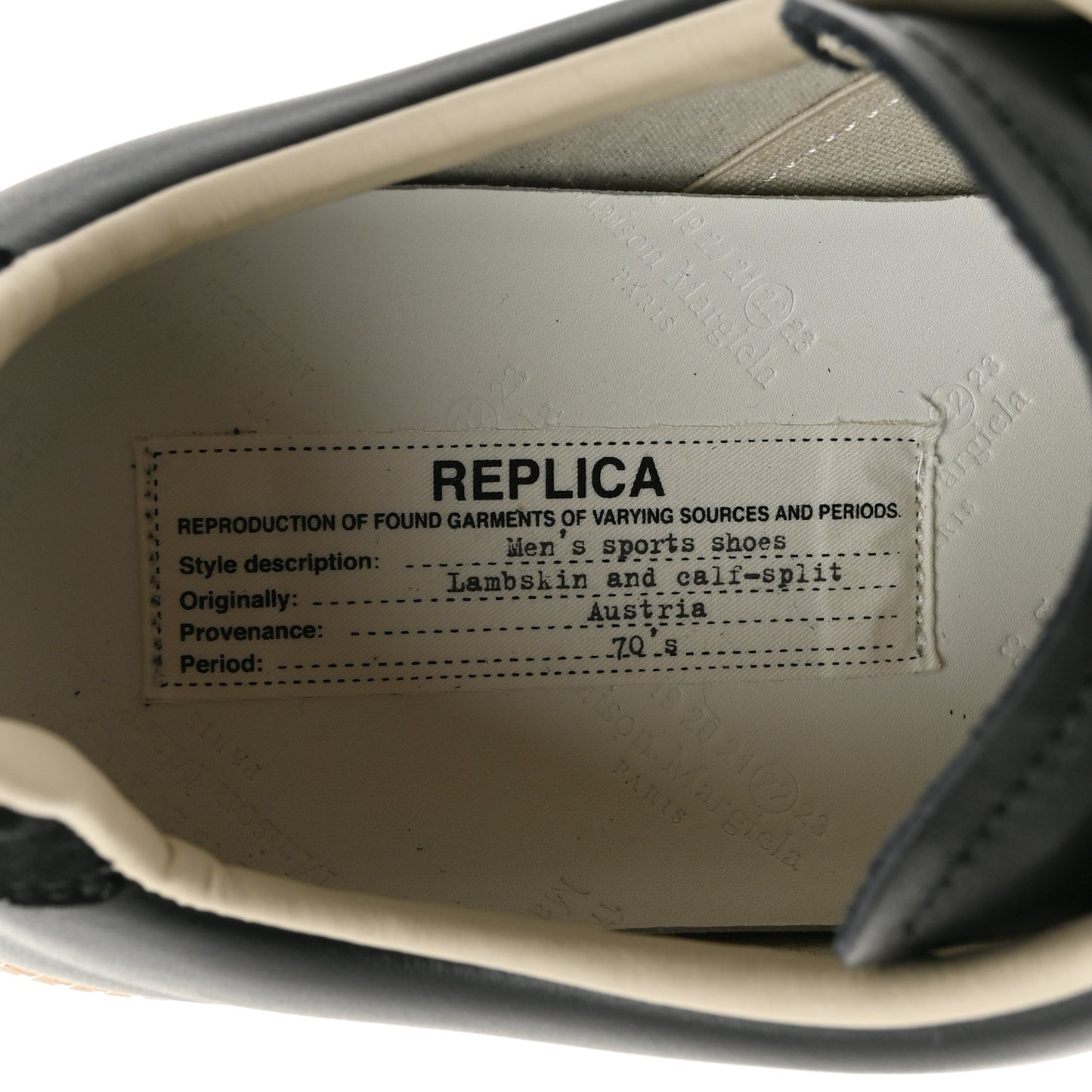 Nappa Suede Mens Replica Sneakers 41.5 Black