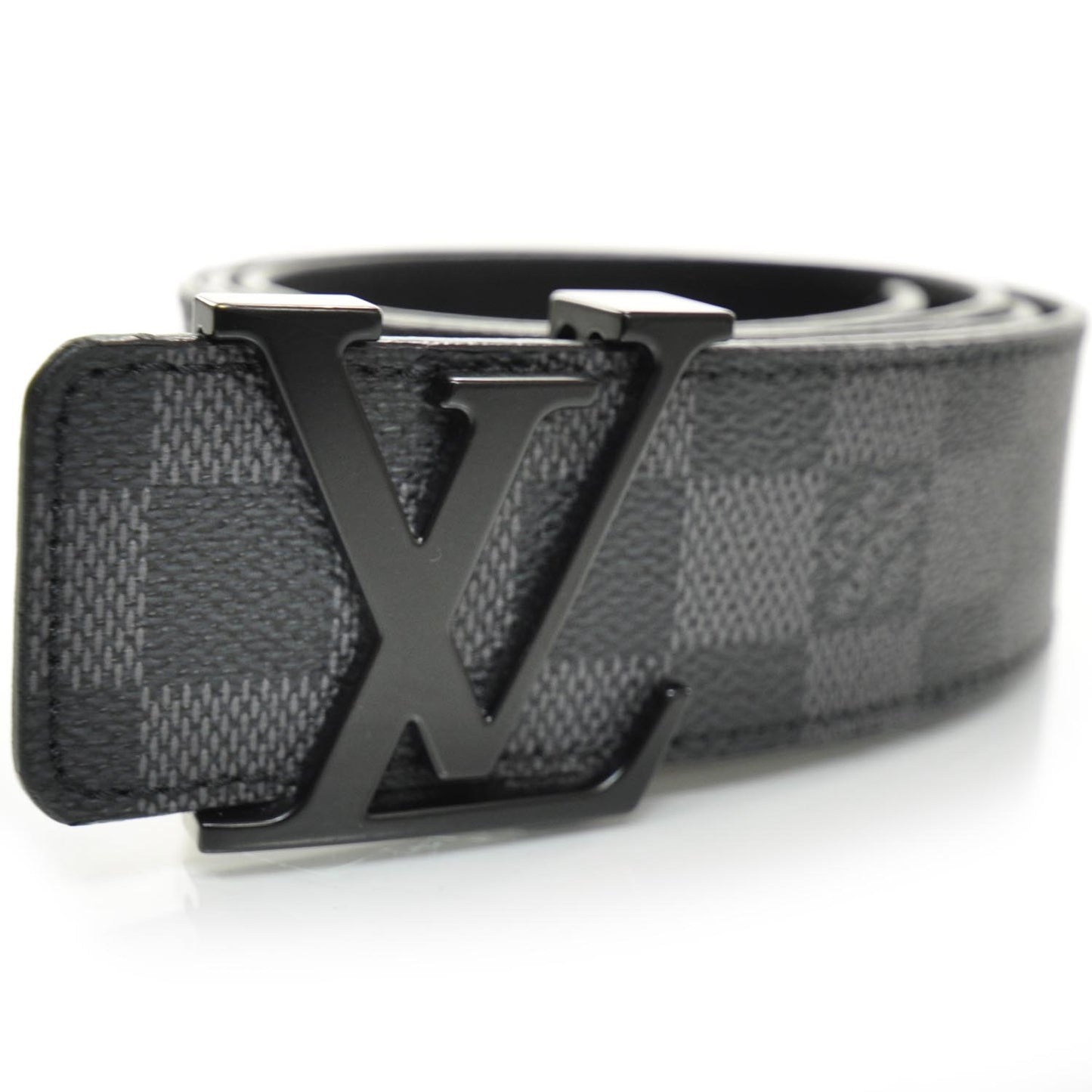 Damier Graphite LV Initiales Belt 95 38