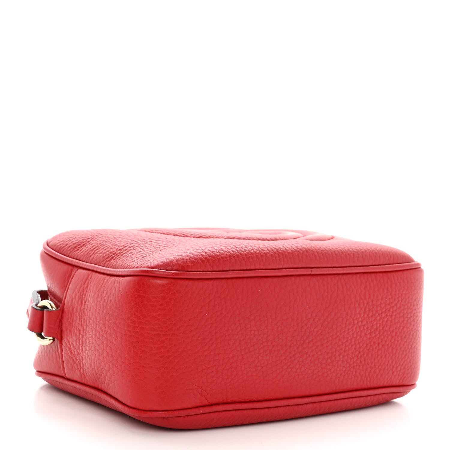 Gucci Pebbled Calfskin Small Soho Disco Bag Tabasco Red 4 of 11