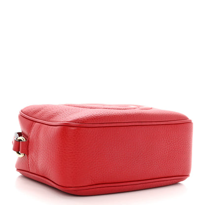 Gucci Pebbled Calfskin Small Soho Disco Bag Tabasco Red 4 of 11