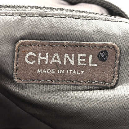 Chanel Vinyl Rock In Moscow Cabas Tote Burgundy 6 of 11
