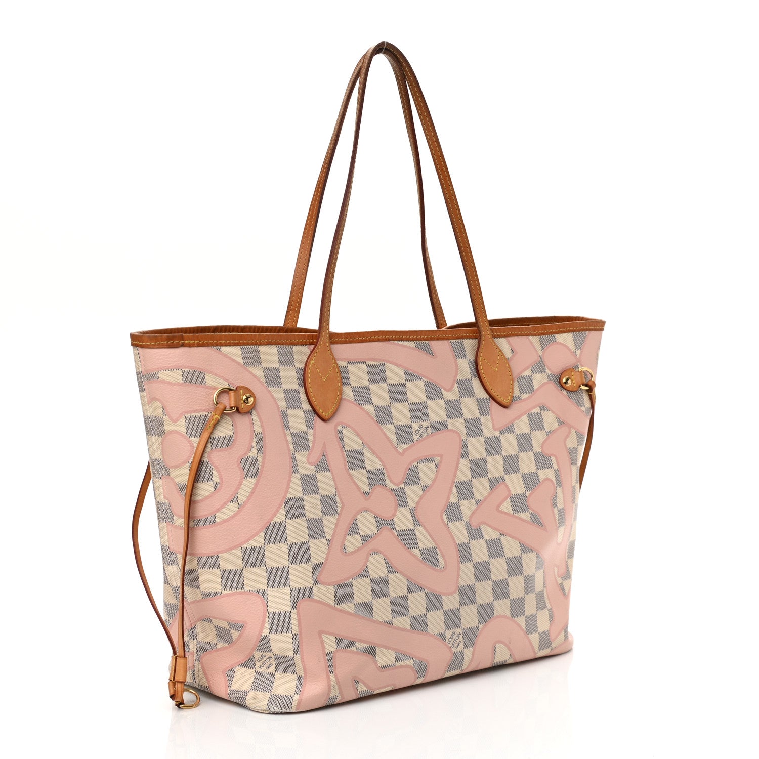 Louis Vuitton Damier Azur Tahitienne Neverfull MM 3 of 13
