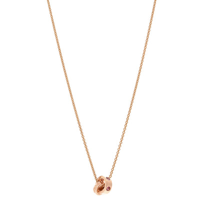 Bulgari 18K Rose Gold Amethyst Pink Tourmaline BVLGARI BVLGARI Pendant Necklace 1 of 4