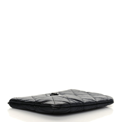 Chanel Aged Calfskin Quilted Small Reissue Cosmetic Case So Black 4 of 9