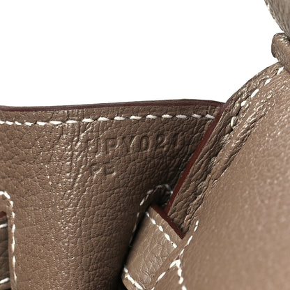 Hermes Togo Birkin 25 Etoupe 7 of 11