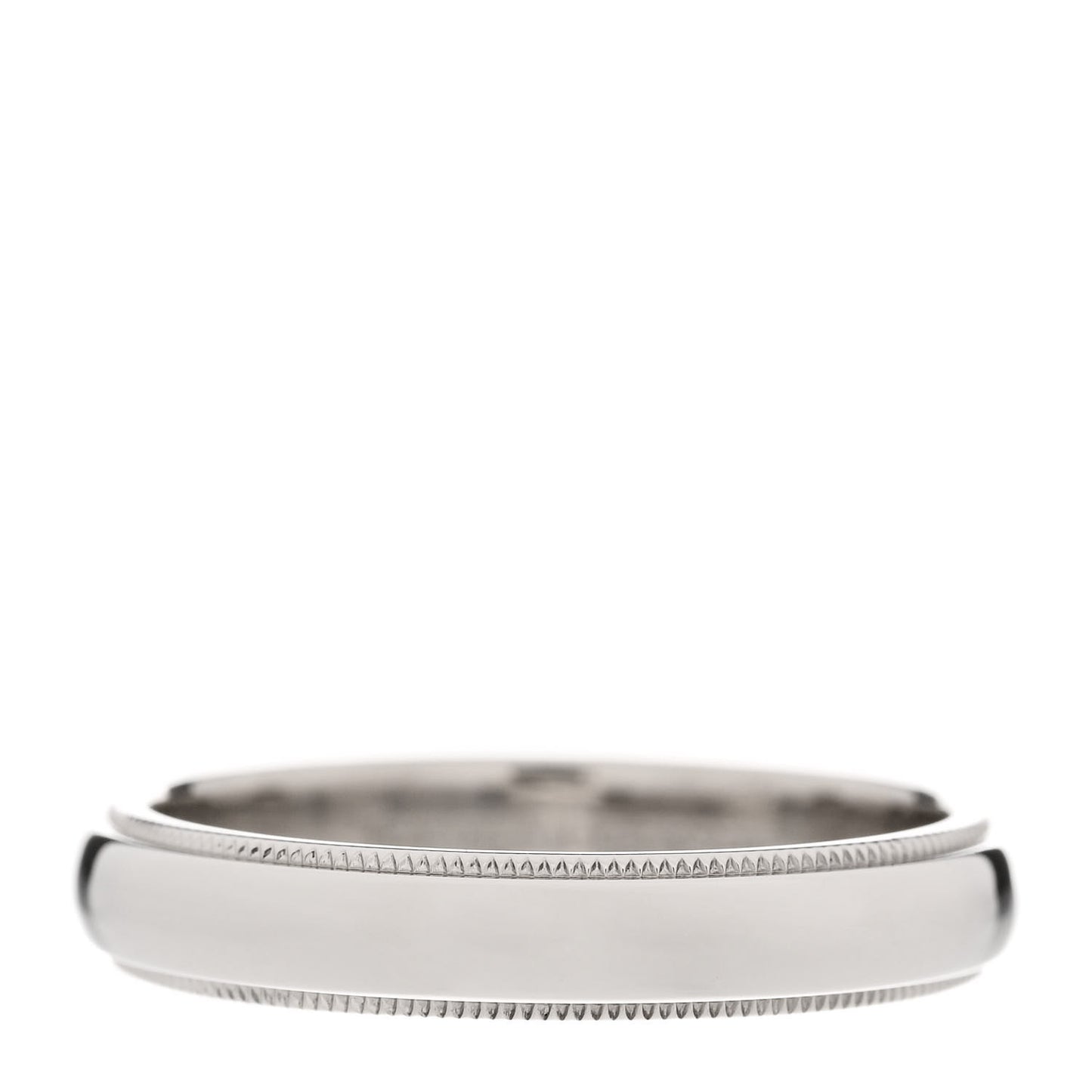 Platinum 4mm Together Milgrain Wedding Band Ring 58 8.5