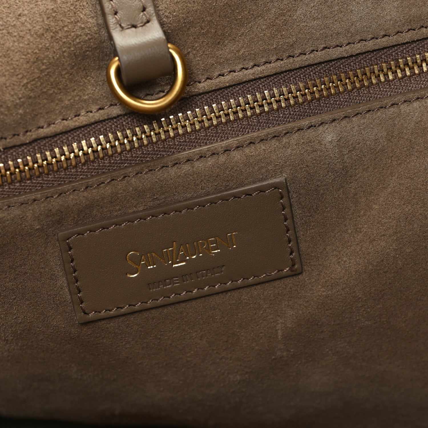 Saint Laurent Suede Y Maxi Tote Dry Grain 5 of 9