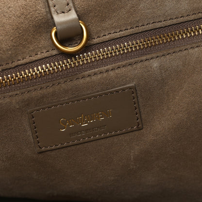 Saint Laurent Suede Y Maxi Tote Dry Grain 5 of 9