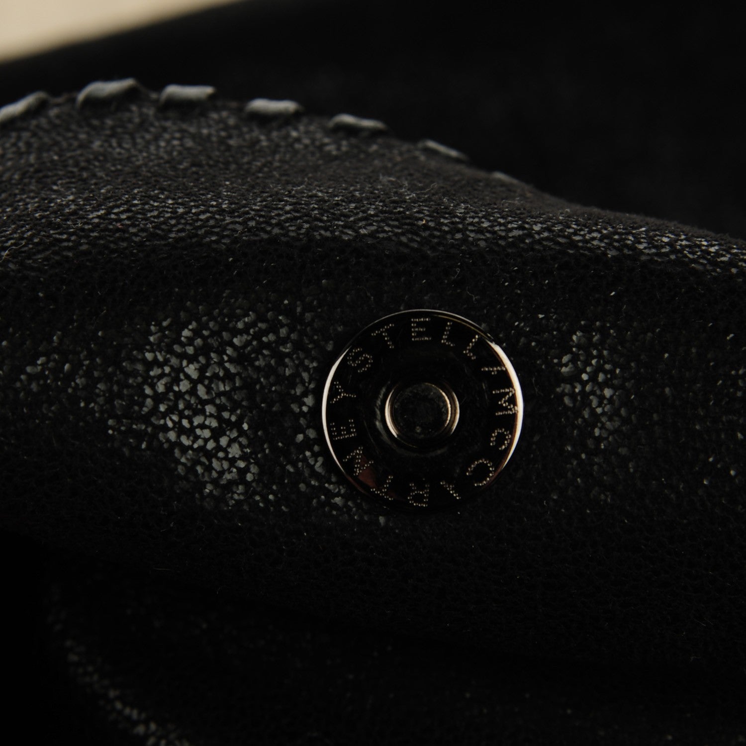 Stella McCartney Shaggy Deer Big Falabella Tote Black 8 of 11