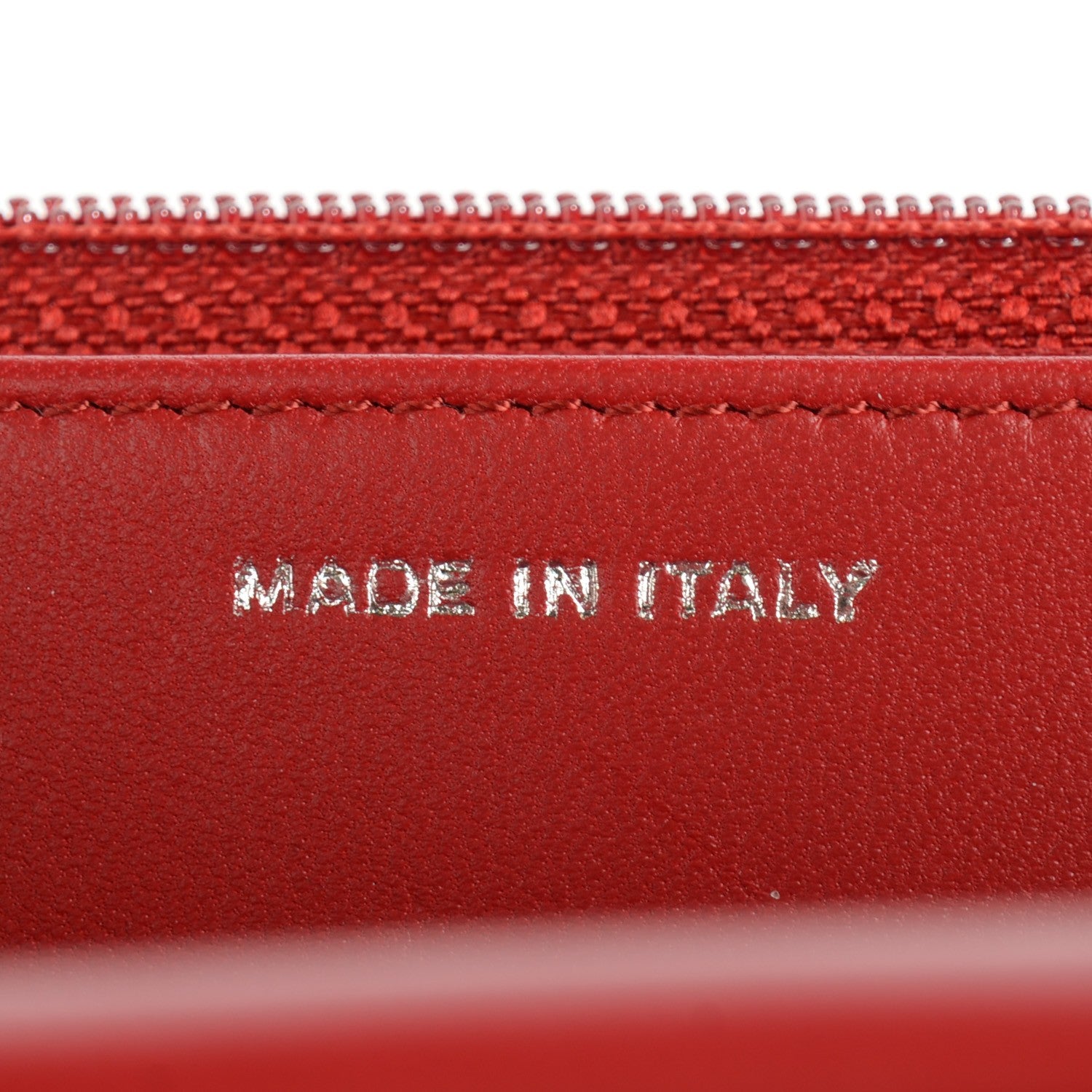 Chanel Lambskin Camellia Embossed Wallet On Chain WOC Red 8 of 9