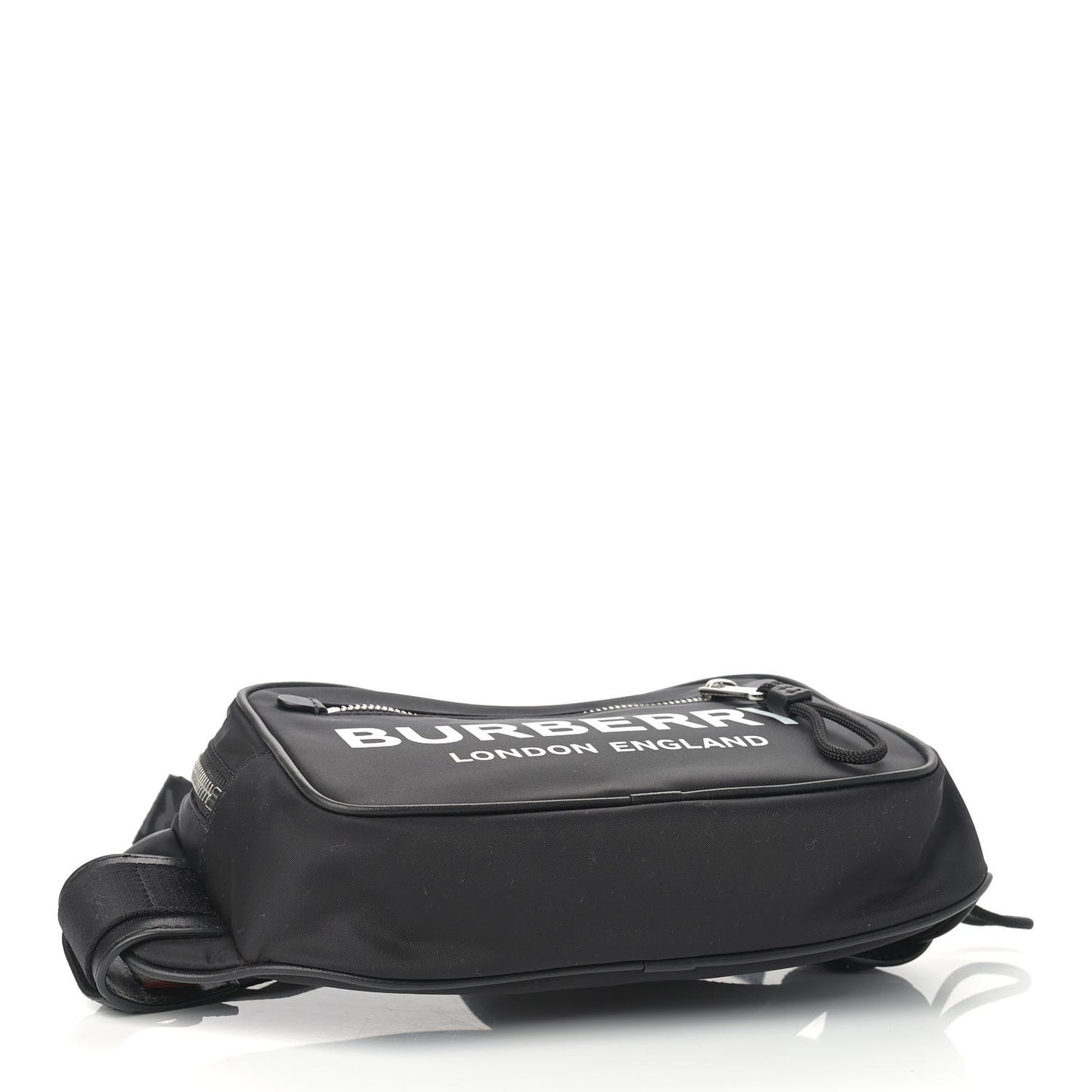 Econyl Logo Print Bum Bag Black