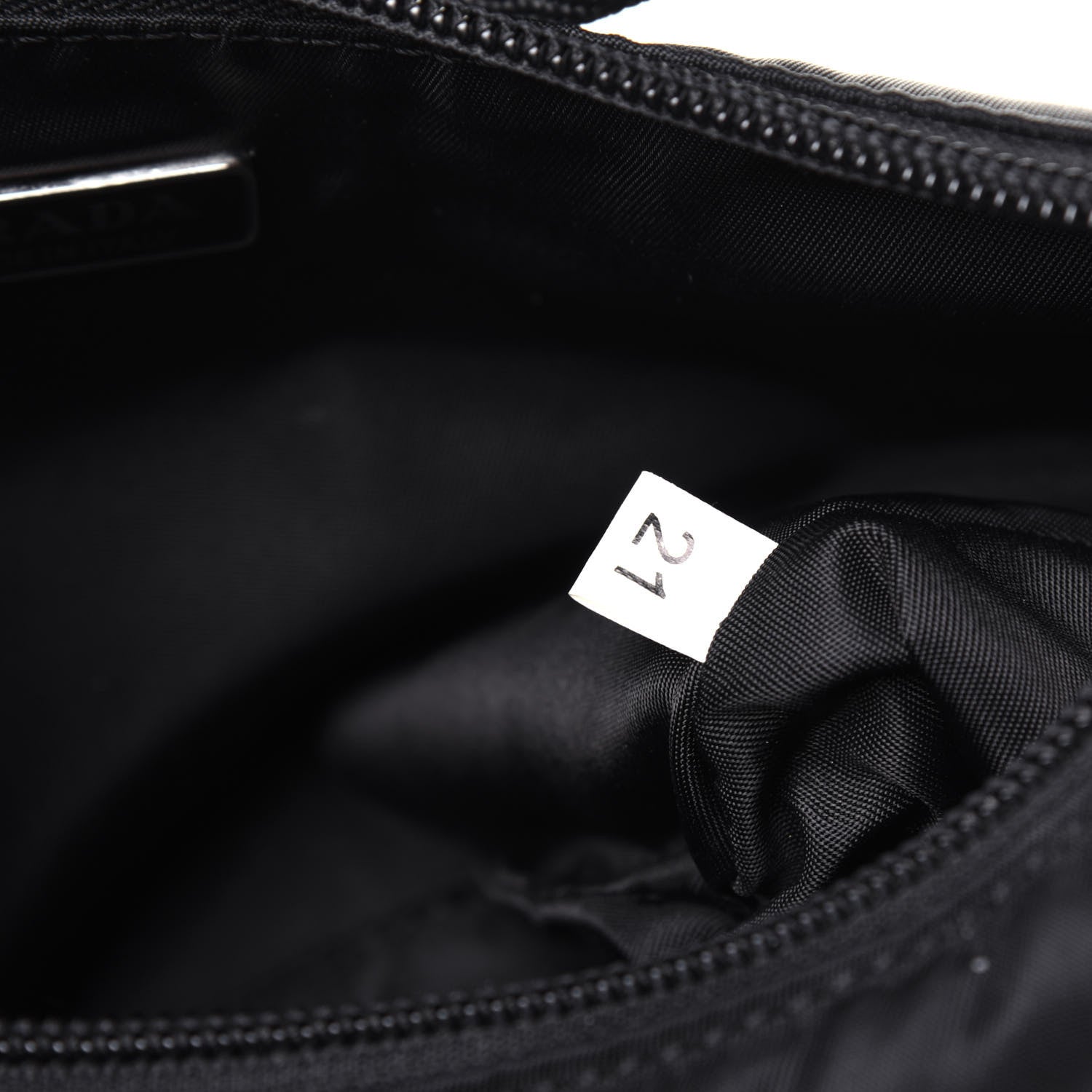Prada Tessuto Nylon Sport Shoulder Bag Black 12 of 15