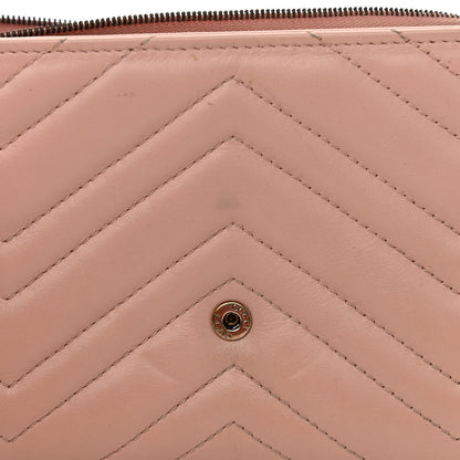 Gucci Calfskin Matelasse GG Marmont Chain Wallet Perfect Pink 20 of 20