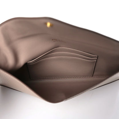 Prada Saffiano Metal Envelope Wallet Cammeo 5 of 13