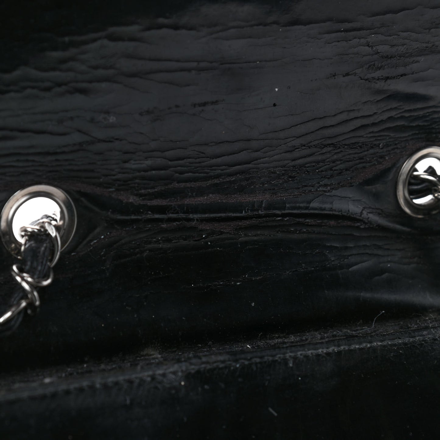 Vinyl Small Lipstick Flap Black