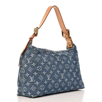 Louis Vuitton Monogram Denim Baggy PM Blue 3 of 11