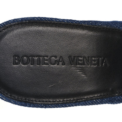 Bottega Veneta Denim Intrecciato Lido Mule 90 Sandals 37.5 Indigo 8 of 9