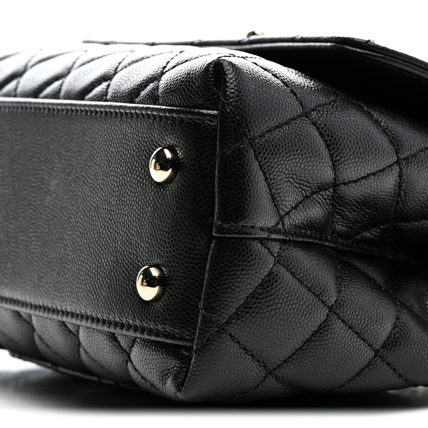 Chanel Caviar Quilted Mini Coco Handle Flap Black 10 of 11