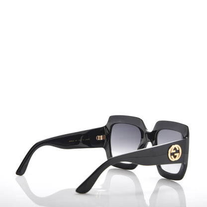 Gucci Acetate Square Frame Sunglasses GG0053S Black 4 of 9
