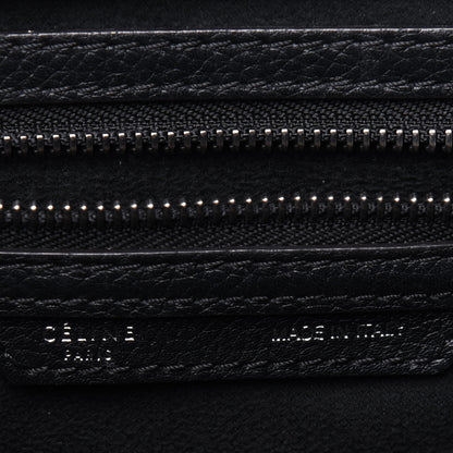 Celine Drummed Calfskin Micro Luggage Black 6 of 26