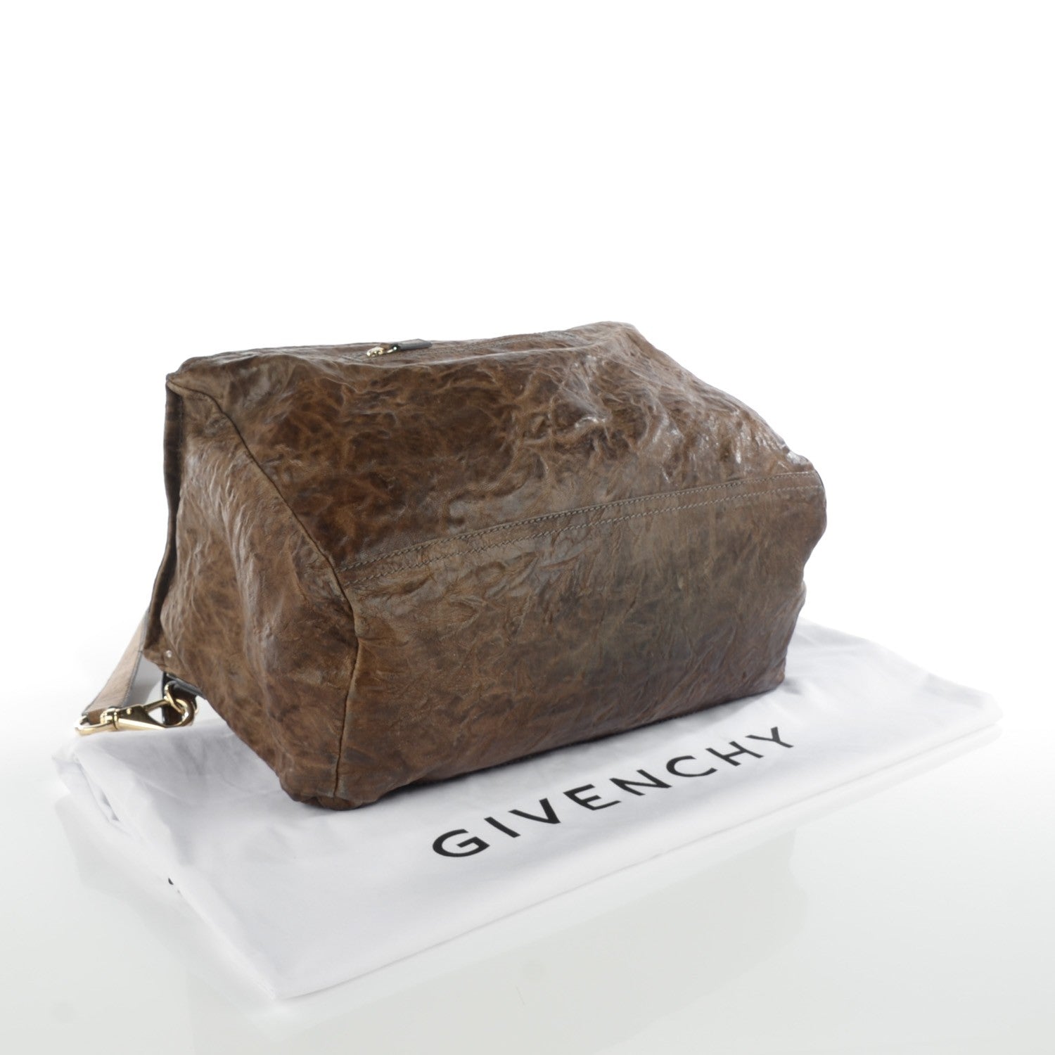 Givenchy Tumbled Sheepskin Large Pandora Brown 4 of 9