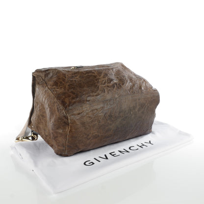 Givenchy Tumbled Sheepskin Large Pandora Brown 4 of 9