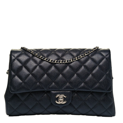 Chanel Caviar Quilted Clutch With Chain Flap Black 1 of 10