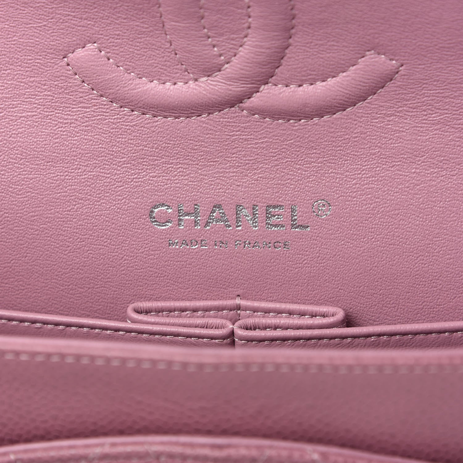 Chanel Caviar Quilted Medium Double Flap Pink 8 of 10
