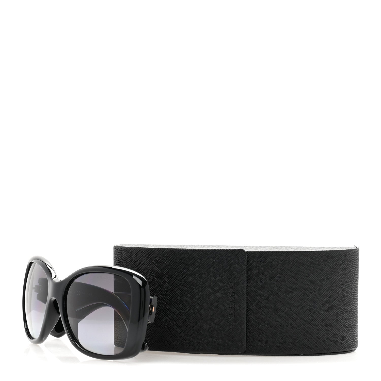 Prada Acetate Sunglasses SPR 32P Black 1735703 – FASHIONPHILE