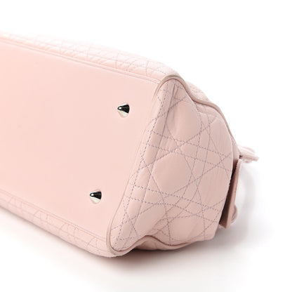 Christian Dior Lambskin Cannage Soft Lady Dior Satchel Light Pink 7 of 10