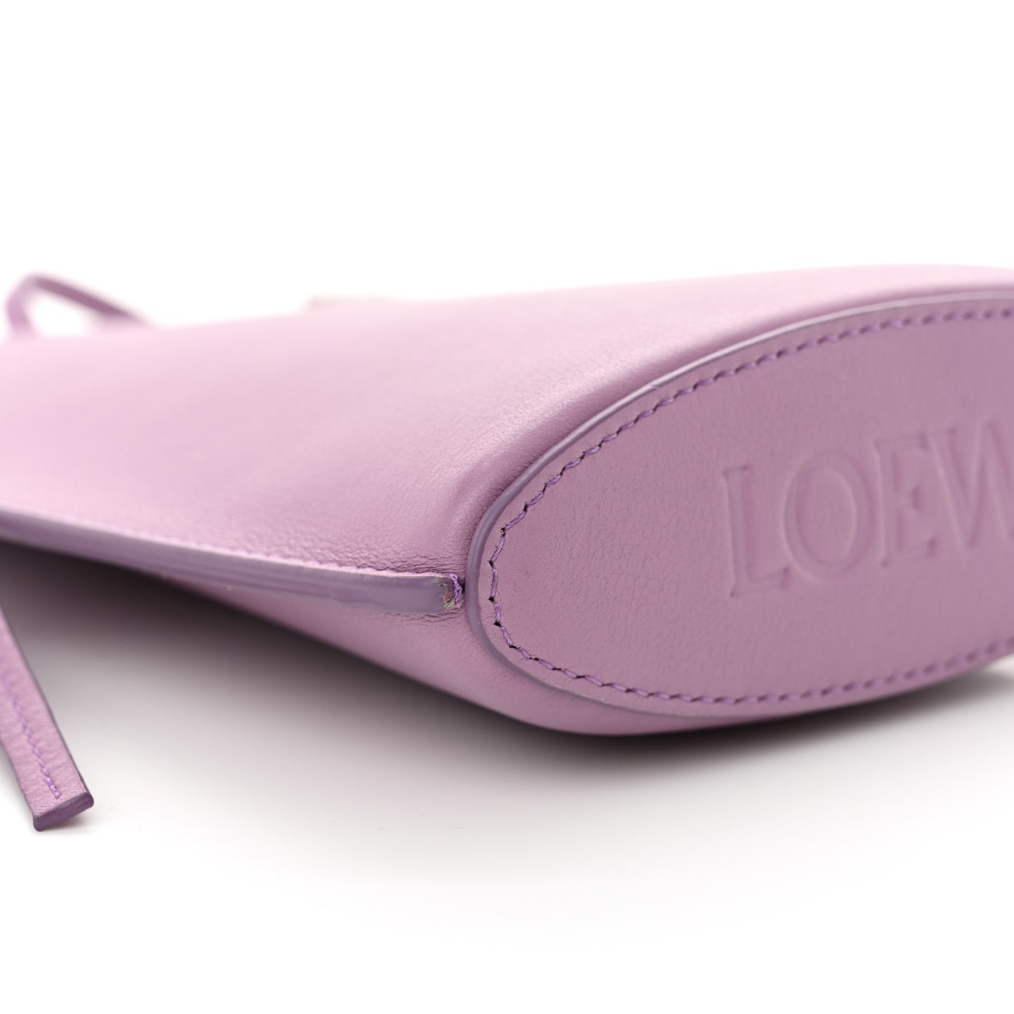 Smooth Calfskin Dice Pocket Purple