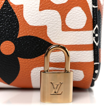 Louis Vuitton Monogram Giant Crafty Speedy Bandouliere 25 Creme Caramel 7 of 11