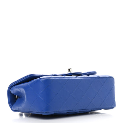 Chanel Lambskin Quilted Mini Rectangular Flap Royal Blue 4 of 10