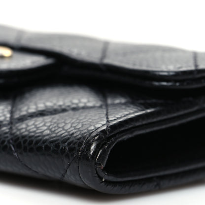Chanel Caviar Quilted Flap Card Holder Black 11 of 11
