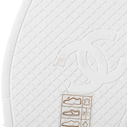 Chanel Calfskin CC Womens Sneakers 37 Black 8 of 10