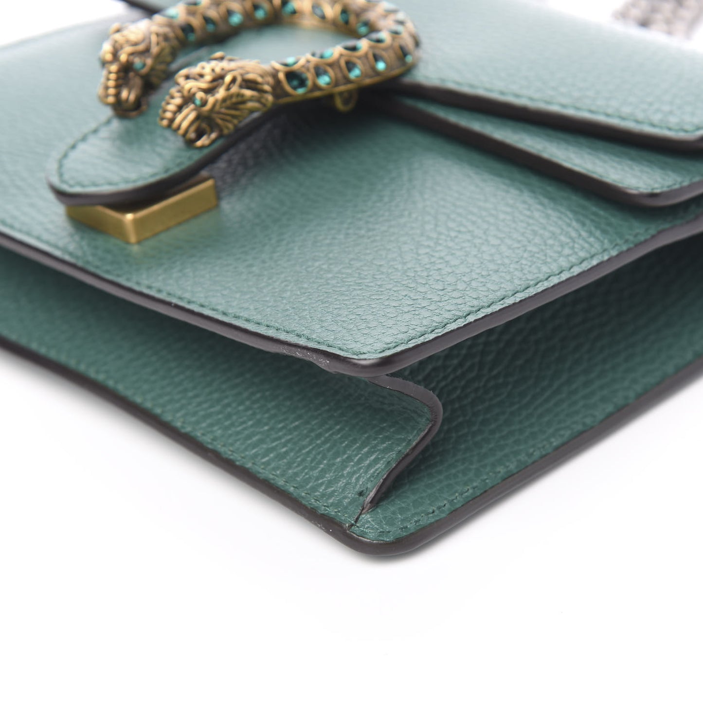 Calfskin Mini Dionysus Shoulder Bag Emerald