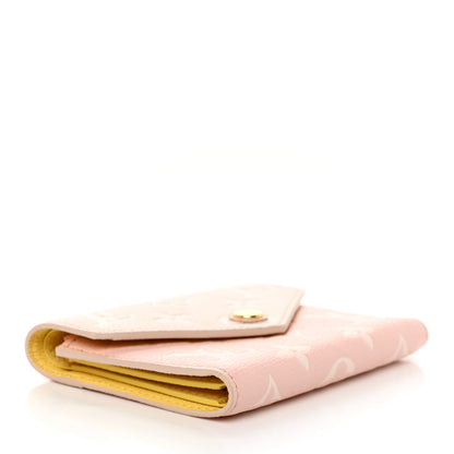 Louis Vuitton LOUIS VUITTON Empreinte Monogram Spring In The City Victorine Wallet Pink Beige Yellow 4 of 6