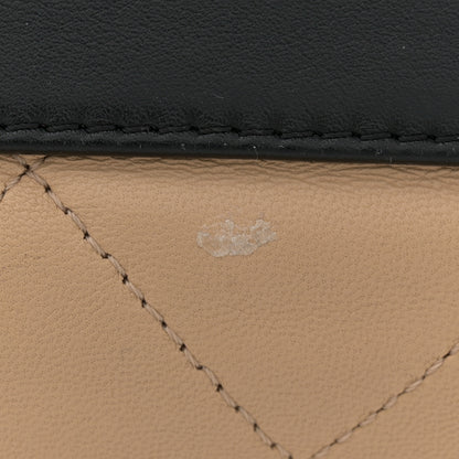 Chanel Lambskin Quilted Large CC Shopping Tote Black Rose Clair 13 of 15