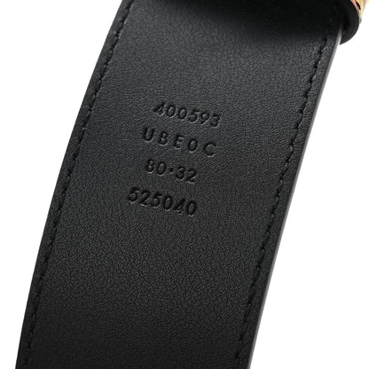 Gucci x Ken Scott Calfskin Double G 40mm Belt 80 32 Black Multicolor 4 of 8