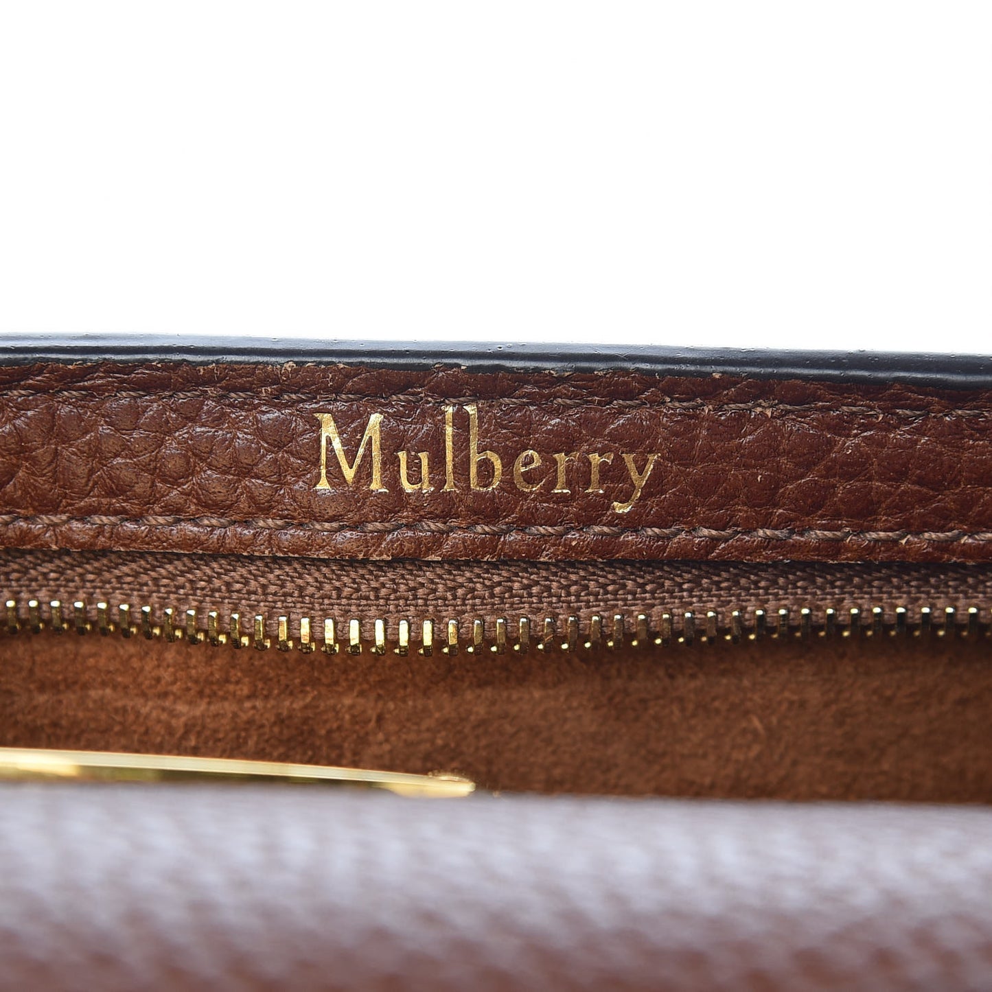 Natural Grain Leather Small New Bayswater Oak