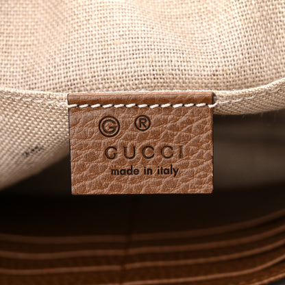 Gucci Monogram Mini Bree Messenger Bag Beige Tabacco 6 of 10