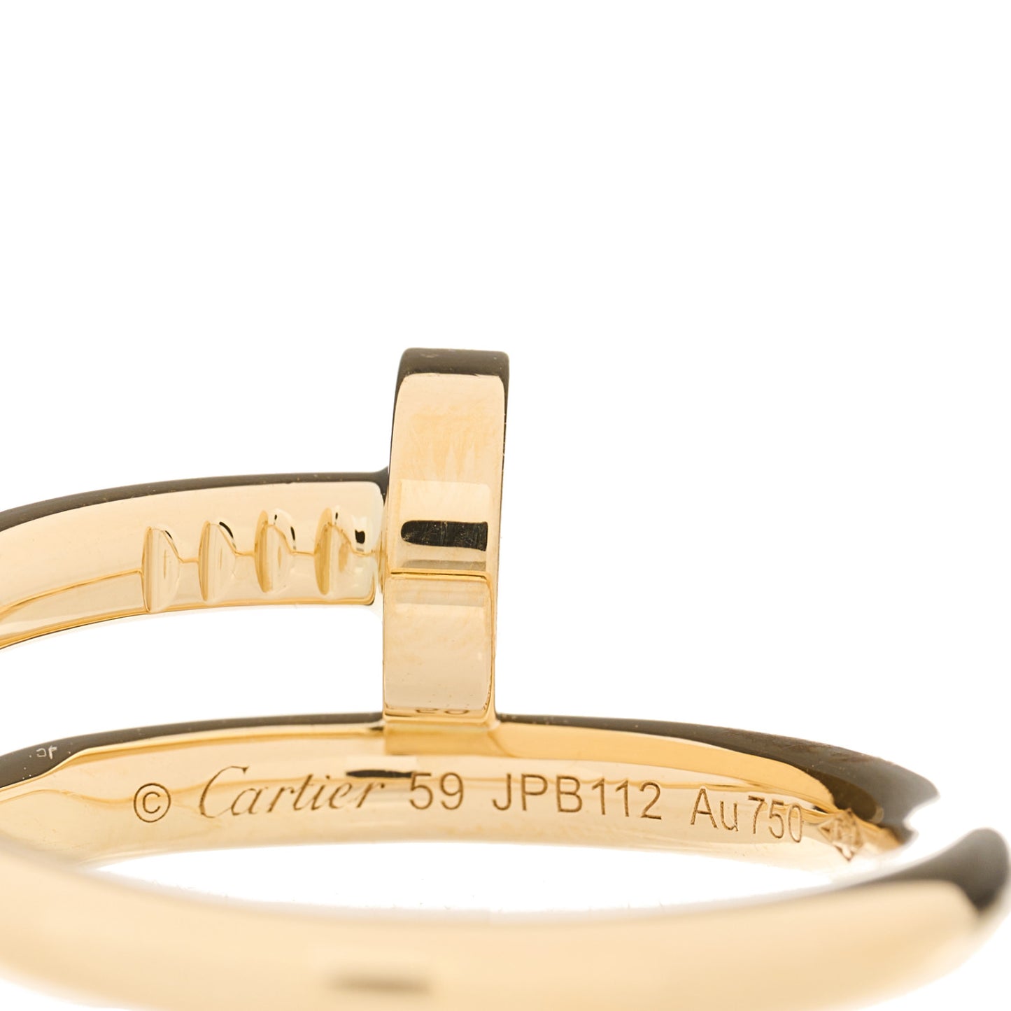 18K Yellow Gold Juste Un Clou Ring 59 8.75