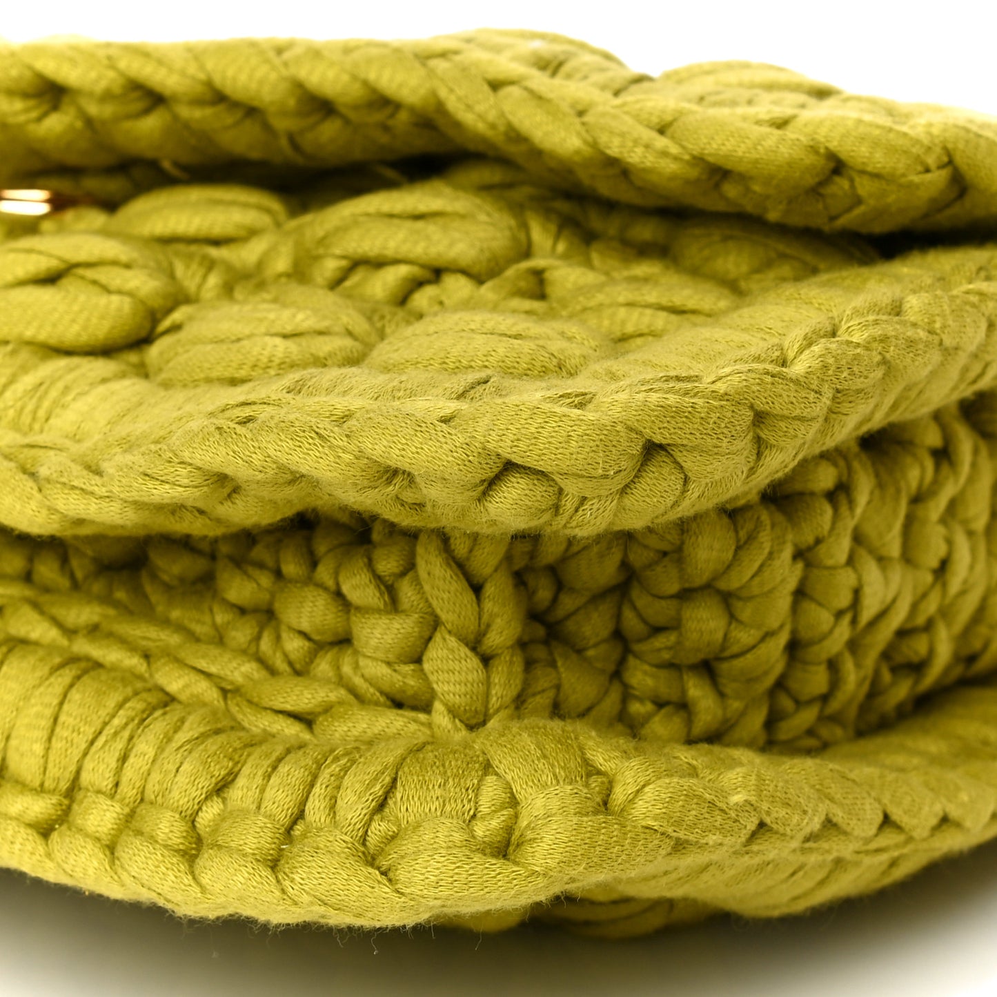Jersey Crochet Shoulder Bag Kiwi