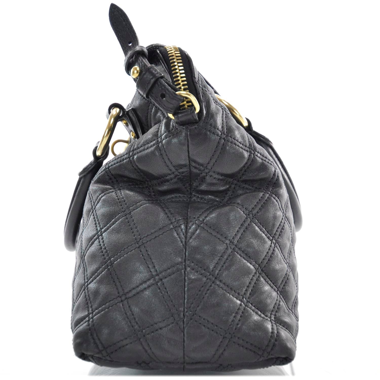 Marc Jacobs Quilted Rio Satchel Black 4 of 9