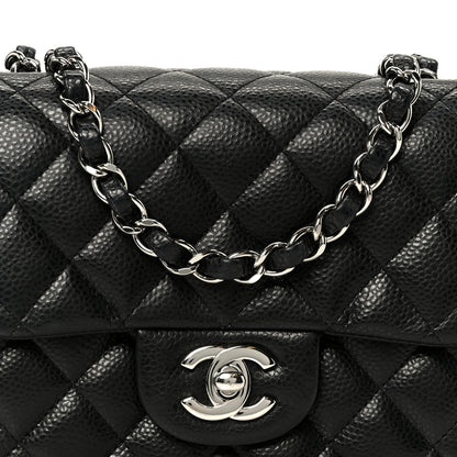 Chanel Caviar Quilted Mini Square Flap Black 9 of 12