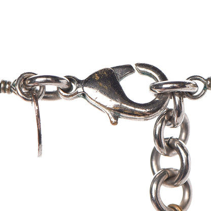 Chanel Crystal Pearl CC Long Necklace Silver 11 of 19