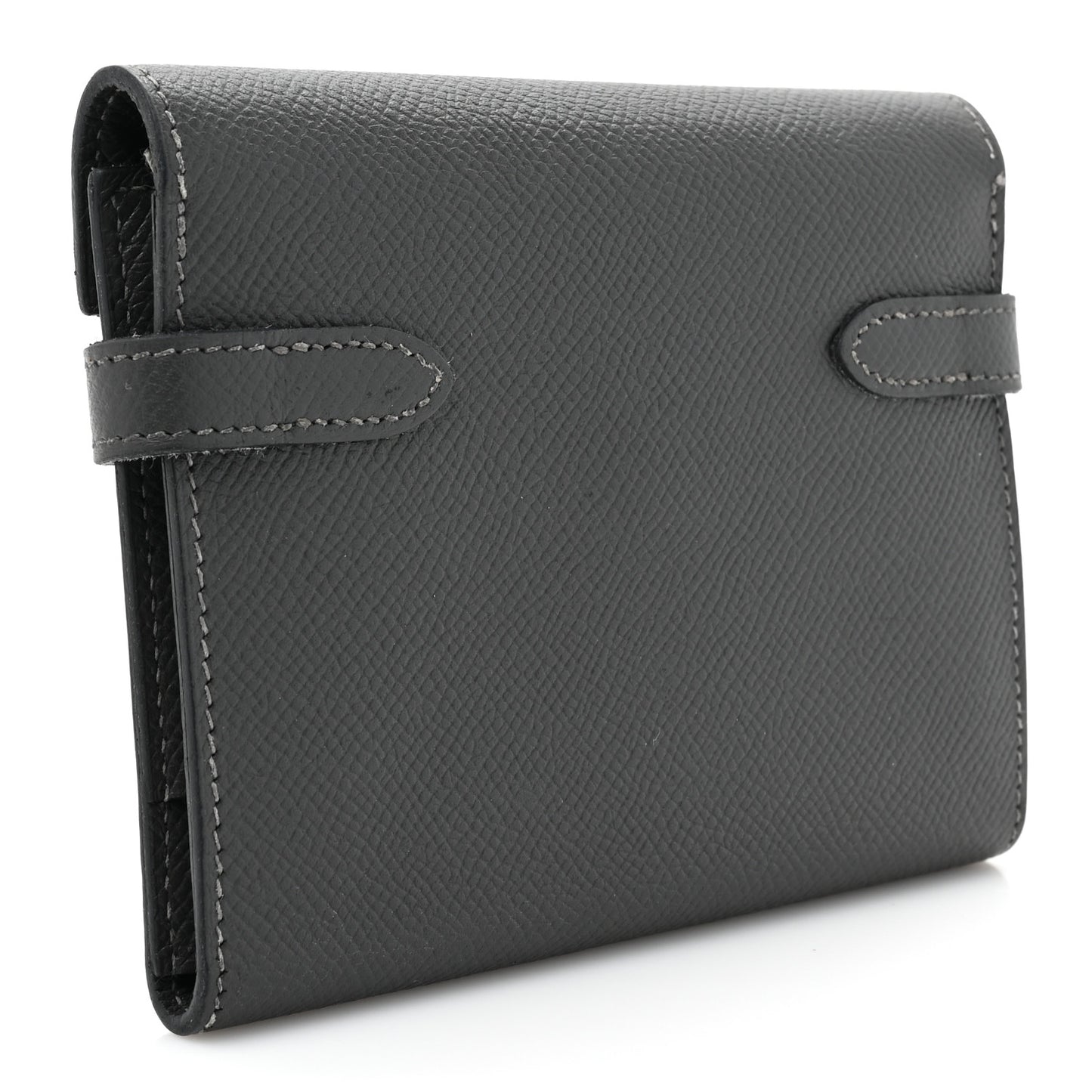 Courchevel Kelly Compact Wallet Graphite
